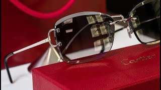 C de Cartier Sunglasses Features [upl. by France]