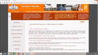 Kerala E Procurement Video tutorial for bidder registrationFor Bidders [upl. by Slaby394]