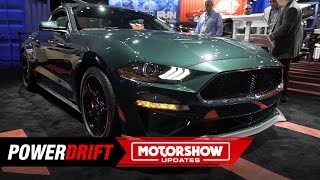 2019 Ford Mustang Bullitt  An icon resurrected  2018 LA Auto Show  PowerDrift [upl. by Feetal]