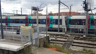 Cabride MitryClaye  MassyPalaiseau  Le Bourget en cabine du RER B [upl. by Pollux]