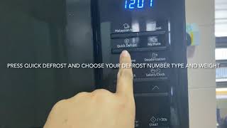 Cara Menggunakan Quick Defrost dari Microwave [upl. by Rushing721]