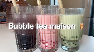 Recette BUBBLE TEA maison 🧋 [upl. by Attayek]