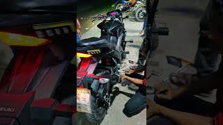 Suzuki Gixxer R6 Exhaust Installation modified bikeparts exhaust bikeaccessories suzuki yamaha [upl. by Him]