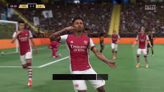 Arsenal 2022 VS Bundes liga TOTY rocks  Gabriel Jesus hat trick and turnover [upl. by Reamy]