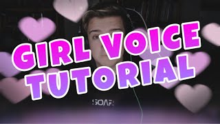 HOW TO DO A GIRL VOICE Tutorial [upl. by Nnylf]