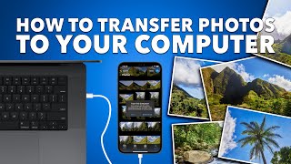 How to TRANSFER PHOTOS from an iPhone or iPad to a Mac or Windows Computer [upl. by Dana44]