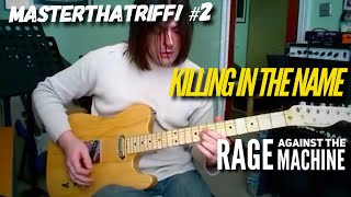 Killing In The Name by Rage Against That Machine  Riff Guitar Lesson wTAB  MasterThatRiff 2 [upl. by Jablon]