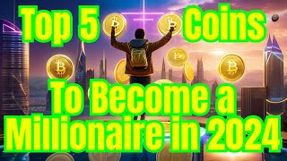 5 Gaming Crypto Coins That Can 100X YOUR MONEY in 2024 Become a Crypto Millionaire FULL GUIDE [upl. by Bartolome]