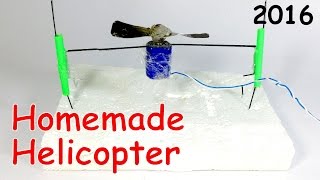 How to Make a HELICOPTER with MOTOR at Home that Flies Easy [upl. by Inobe]