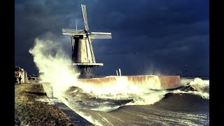 storm eunice boulevard vlissingen [upl. by Anaynek]