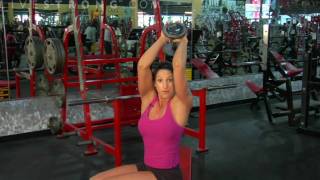 How to Do Triceps Dumbbell Extensions [upl. by Anegal]