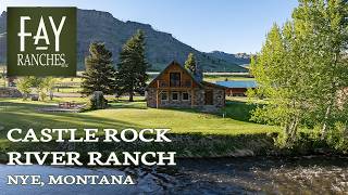 SOLD  Montana River Property For Sale  Castle Rock River Ranch  Nye MT [upl. by Phillane397]