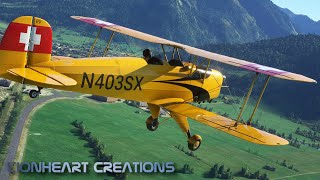 Lionheart Creations  Bücker Bü131 Jungmann  First Look Review  MSFS 2020 [upl. by Notsirt256]