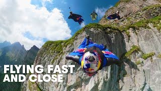 Wingsuit Flying Formation in quotThe Crackquot  Miles Above 30 [upl. by Yatnoj]