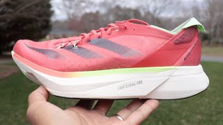 I Finally Tried the Adidas Adios Pro 3 First Run Review [upl. by Anhoj]