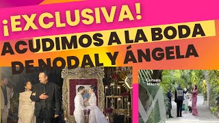 ¡EXCLUSIVA🚨 EN VIVO DESDE LA BODA CHRISTIAN NODAL Y ÁNGELA AGUILAR 🔥🚨 [upl. by Nawj14]