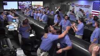 The Landing of Curiosity  NASA JPL MSL Mars Rover HD Video [upl. by Assedo]