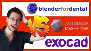 Exocad Meshmixer o Blender for Dental 💪¿Cuál es la mejor opción para odontología digital [upl. by Onstad65]