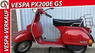 Vespa PX200E LUSSO  VSX1T  Bj1985  P200E weitere INFO unter dem Video [upl. by Anele]