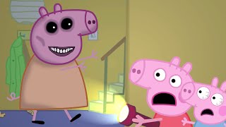 Scary Zombie Mommy Pig Visits Peppa Pig House  Horror Peppa Pig Animation [upl. by Arebma389]