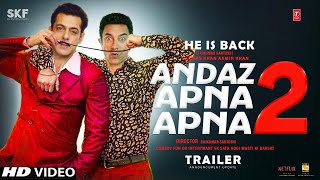 Andaz Apna Apna 2 Trailer Announcement  Salman Khan  Aamir khan  Rajkumar Santoshi [upl. by Leilani870]