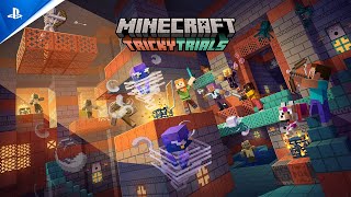 Minecraft  Tricky Trials Update Trailer  PS4 amp PSVR Games [upl. by Aseiram]