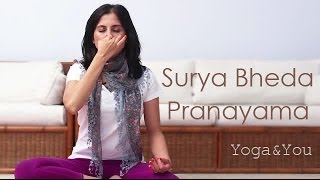 How to do Surya Bheda Pranayama  Ventuno Yoga and You [upl. by Handel]