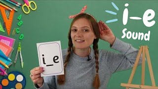 ie Sound  Learn Phonics  Split Digraph  ie words  Learning to Read  British Teacher [upl. by Nathalie32]