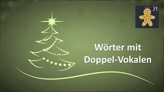 Adventskalender Türchen 21 Wörter mit DoppelVokalen [upl. by Acemahs]