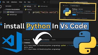 How to setup Python for VSCode in 2024  Install Python and Setup VS Code for Windows 10  11 [upl. by Eward975]