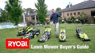 RYOBI Lawn Mower Buyers Guide [upl. by Eelinej65]