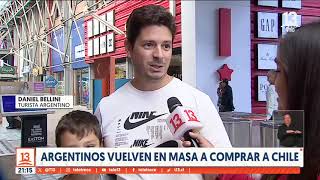 Argentinos vuelven en masa a comprar a Chile [upl. by Malanie]