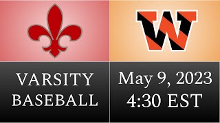 Varsity Baseball Woodberry Forest at St Christophers 2023 [upl. by Natsirt]