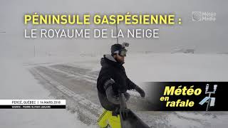 Les hivers féroces de la Gaspésie  Météo en rafale [upl. by Aerdnwahs]