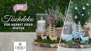 DIY süße Tischdeko für Herbst oder Winter How to Deko Kitchen P [upl. by Brandise]