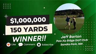 Jeff Barton Wins 1000000 in Golf Shootout Contest  HoleInOneInternational [upl. by Fesuoy398]