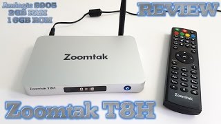 Zoomtak T8H TV BOX REVIEW  Best Amlogic S905 TV Box [upl. by Repotsirhc]