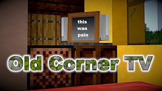 I made an IMPOSSIBLE Old Corner TV in Vanilla Minecraft [upl. by Gill]