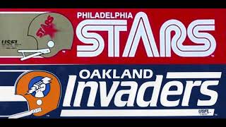 41683 USFL Philadelphia Stars at Oakland InvadersAudio [upl. by Kristian967]