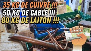 jour de de paye  prix du cuivre et du laiton chez le ferrailleur  copper [upl. by Retsel]