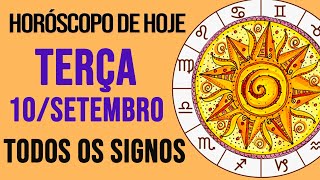 HORÓSCOPO DE HOJE  TERÇA  DIA 10092024  Todos os Signos AMOR TRABALHO E DINHEIRO [upl. by Lomax436]