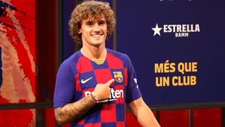 Football Antoine Griezmann photo session at the Camp Nou  AFP [upl. by Eirual988]