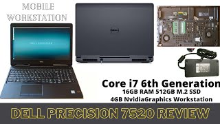 Dell Precision 7520 i76800HQ 16GB RAM 512GB SSD M2 [upl. by Hoffarth]