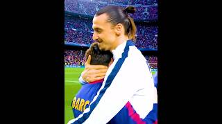 Messi amp Zlatan Friendship 😌 [upl. by Grissom397]