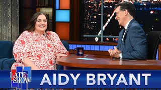 Aidy Bryant Showed Old Clips Of Stephen Colbert And Paul Dinello In Second City Workshops At Sea [upl. by Hiett334]