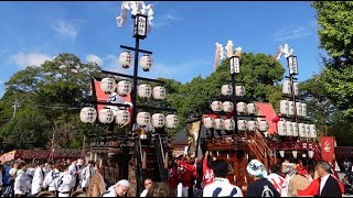 2024年 尾張津島 秋まつり 石採祭車奉納 津島神社 その２ [upl. by Harwill]