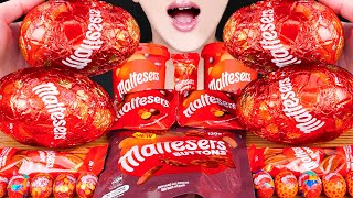 ASMR MALTESERS EGG CHOCOLATE PARTY NUTELLA TWIX MampM DESSERT MUKBANG 먹방 チョコレート 咀嚼音 モッパン EATING SOUNDS [upl. by Neeham]