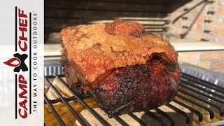 Cuban Pork Shoulder Roast Smoked Lechon Asado Chicharrón [upl. by Nelan]