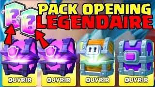 2 COFFRES MAGIQUES  2 LEGENDAIRES  qui dit mieux  CLASH ROYALE [upl. by Acirtap]