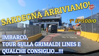 🇮🇹1°EPISODIOSARDEGNA ARRIVIAMOINIZIA LA VACANZAE IL TRAGHETTO [upl. by Sabas308]